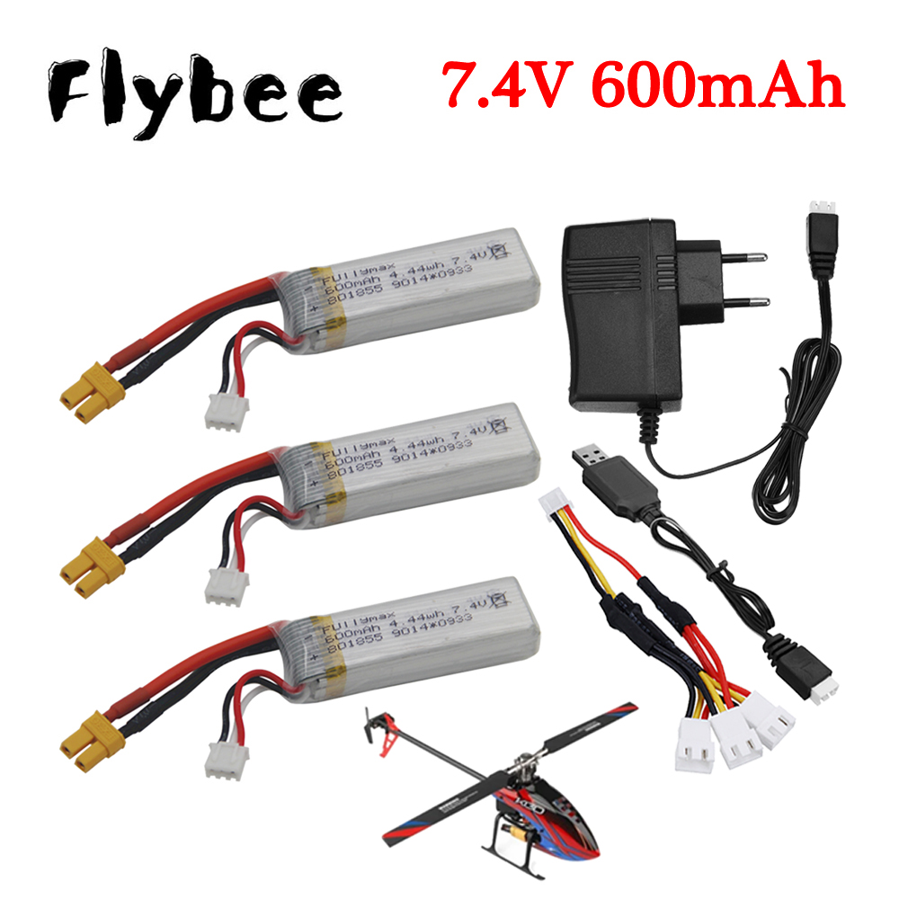 Rc Helicopter Charger - Batería Lipo de 7,4 V y