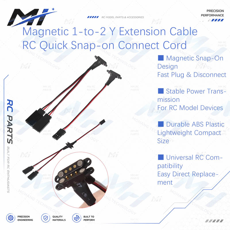 Rc Helicopter Battery - Cable de Extensión Magnético 1 a