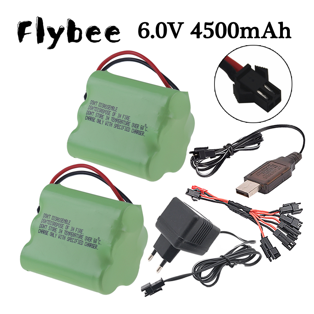 Batería Ni-MH de 6v y 4500mAh, - Rc Helicopter Charger reseña y precio