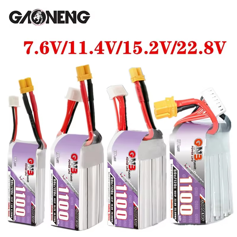GNB 1100mAh 2S 3S 4S 6S 60C/12 - Rc Helicopter Parts reseña y precio